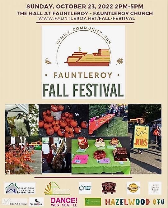 Fauntleroy Fall Festival will bring the autumn fun again Oct. 23